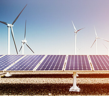 Solar- und Windenergie